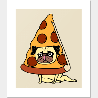 Pizza Pug Posters and Art